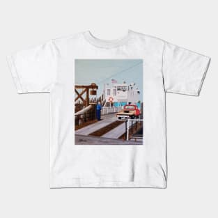 Greenport Shelter Island Ferry Kids T-Shirt